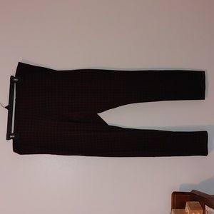 Women's a.n.a Pull On Pants; Black & Red; size XL